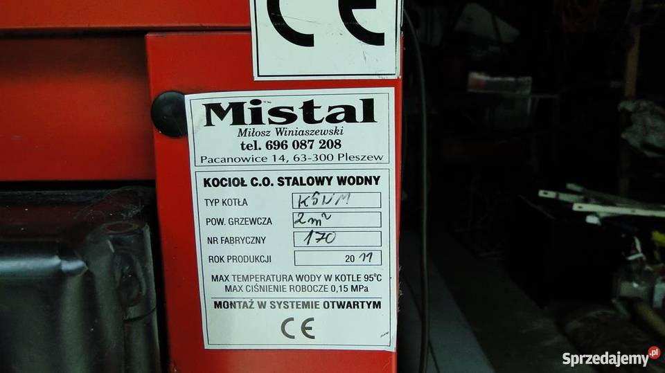 Kocioł 17 kW Mistal z Pleszewa
