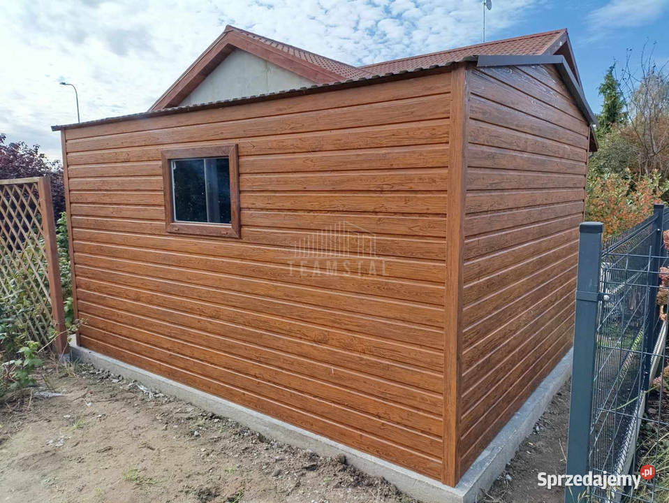 Schowek Domek Ogrodowy 4x3m Drzwi okno jasny Włocławek