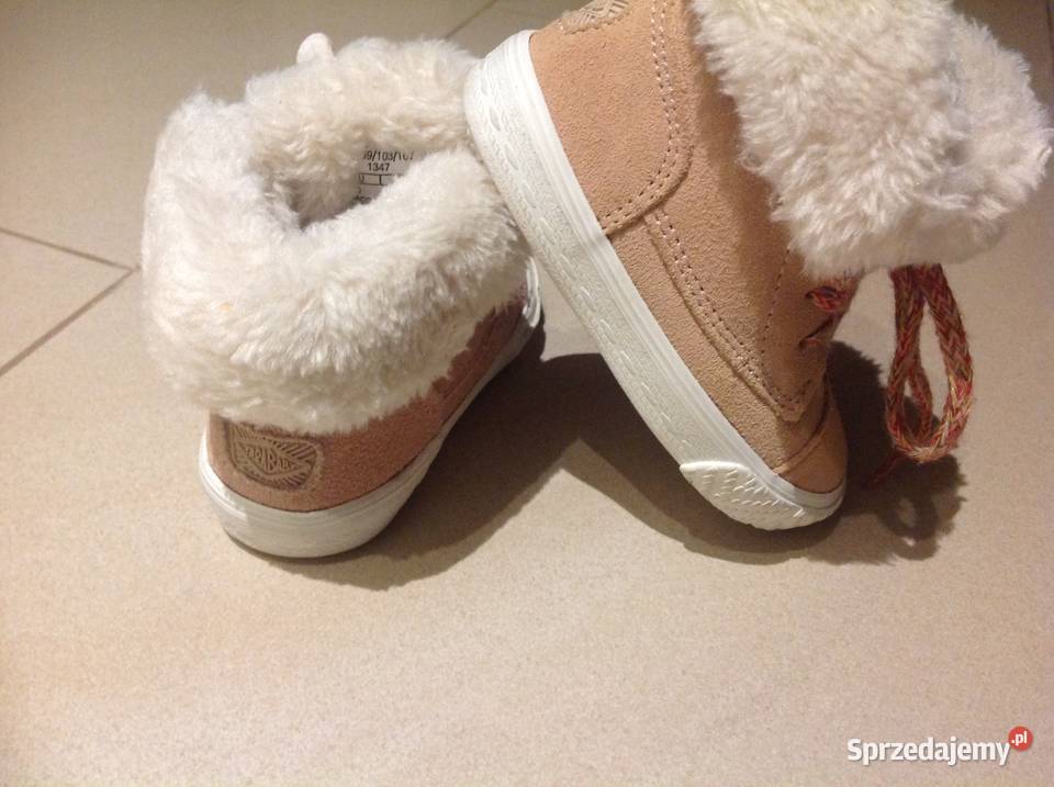 Buty Buciki Zimowe z Misiem ZARA Baby 20 Rozmiar 20 Nowa Sól