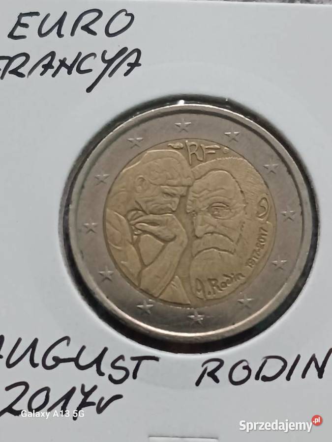 2 Euro Francja 2017 r August Rodin i Myśliciel Konin sprzedam