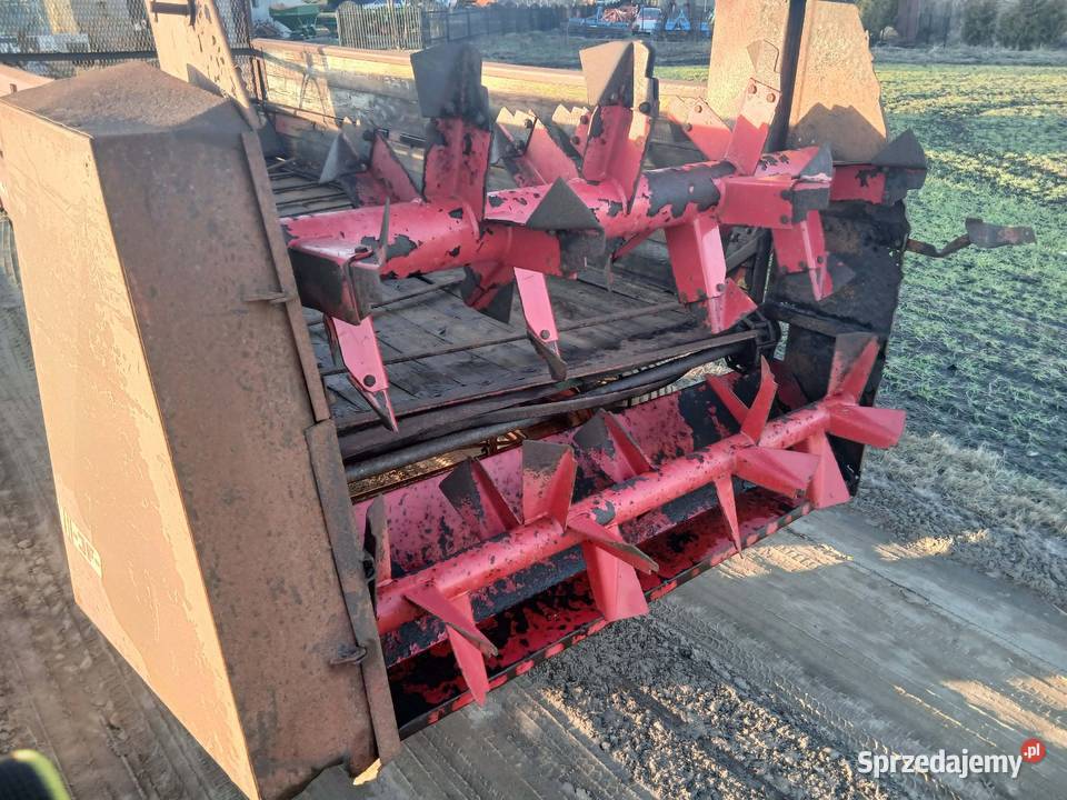 Rozrzutnik JF AV 6000H Tandem 7 ton uszkodzony Rozrzutniki obornika Starogard Gdański