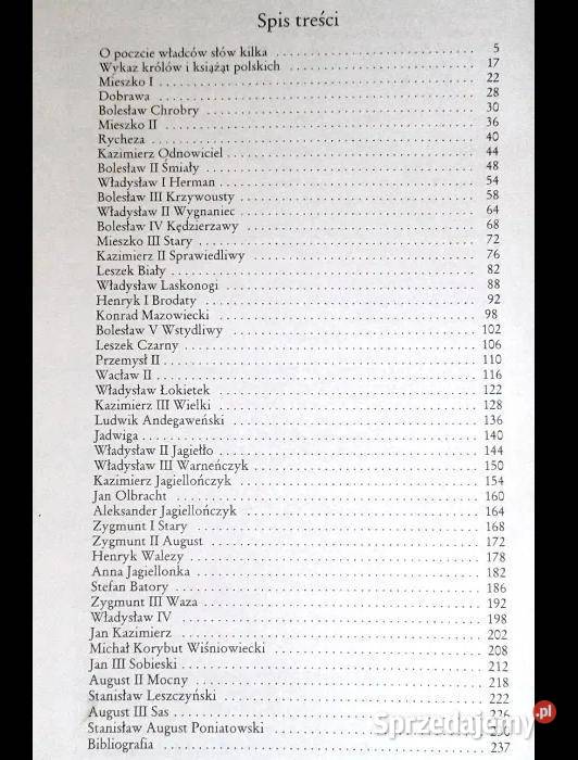 Poczet królów i książąt polskich Jana Matejki Pozostałe Chełm sprzedam