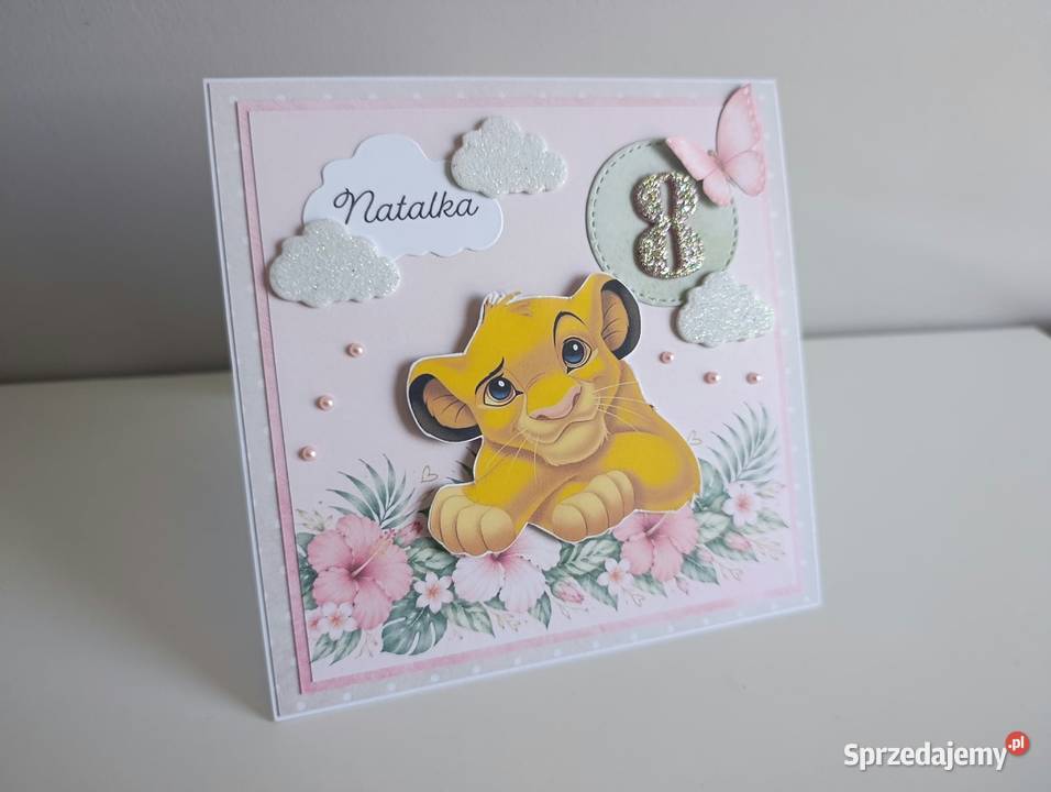 Personalizowana kartka urodzinowa ręcznie sprzedam