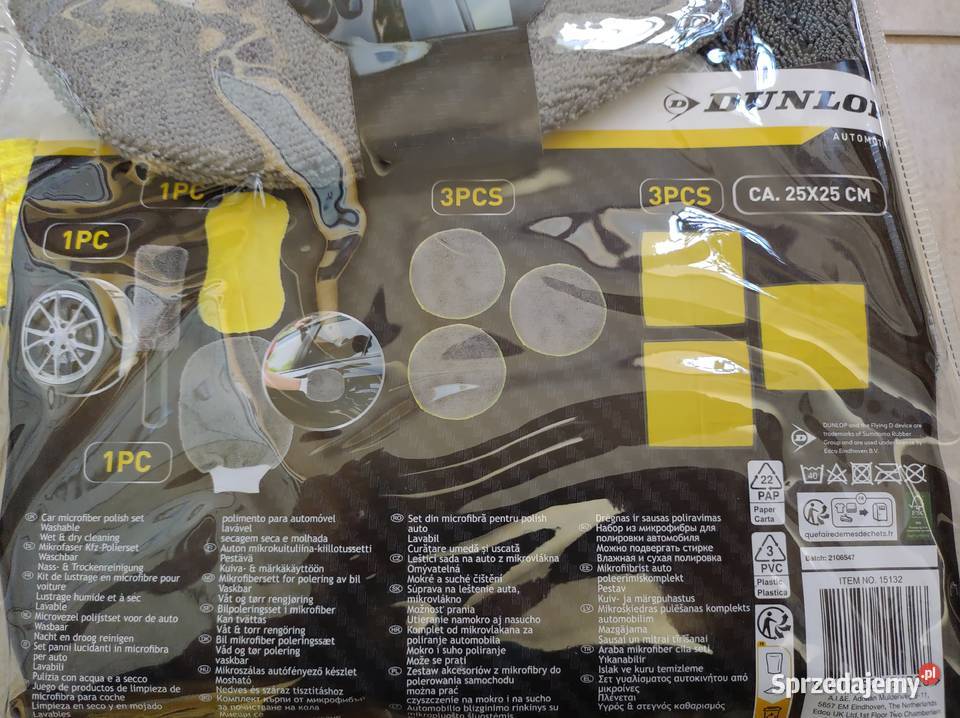 Zestaw polerski do karoserii marki Dunlop