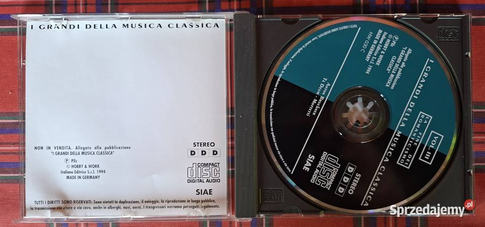 I Grandi Della Musica Classica La Fine Del 2 płyty małopolskie