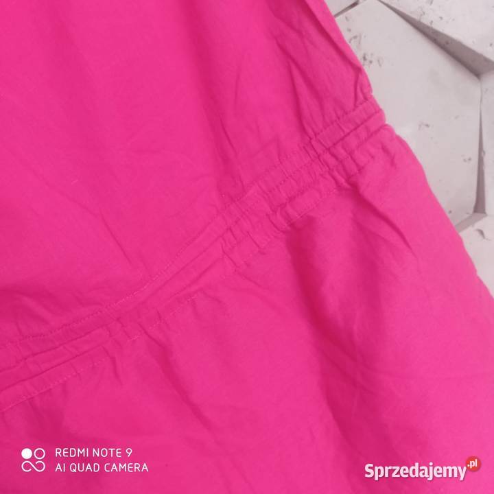 bawełniana sukienka różowa 38 M lubelskie Lubartów