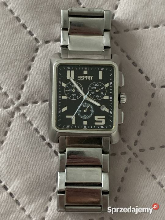 Zegarek Esprit chronograph stalowy retro Y2K Radom