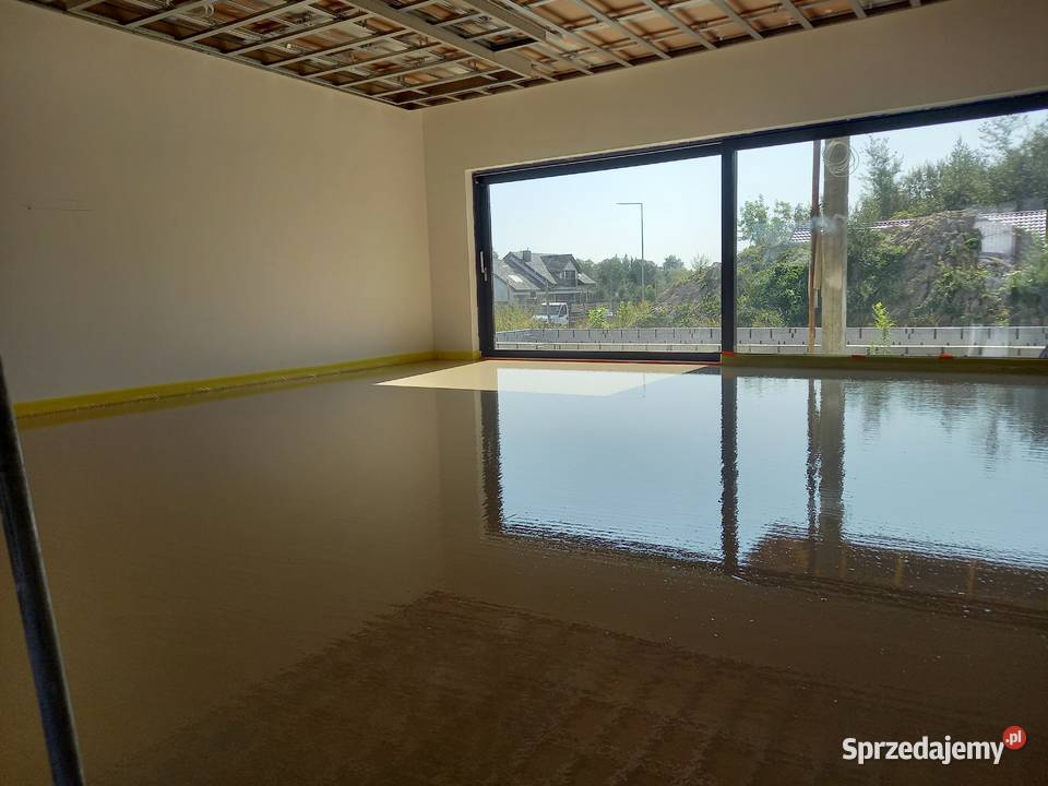 Wylewki anhydrytowe Knauf płynny styropian pod łódzkie Łask