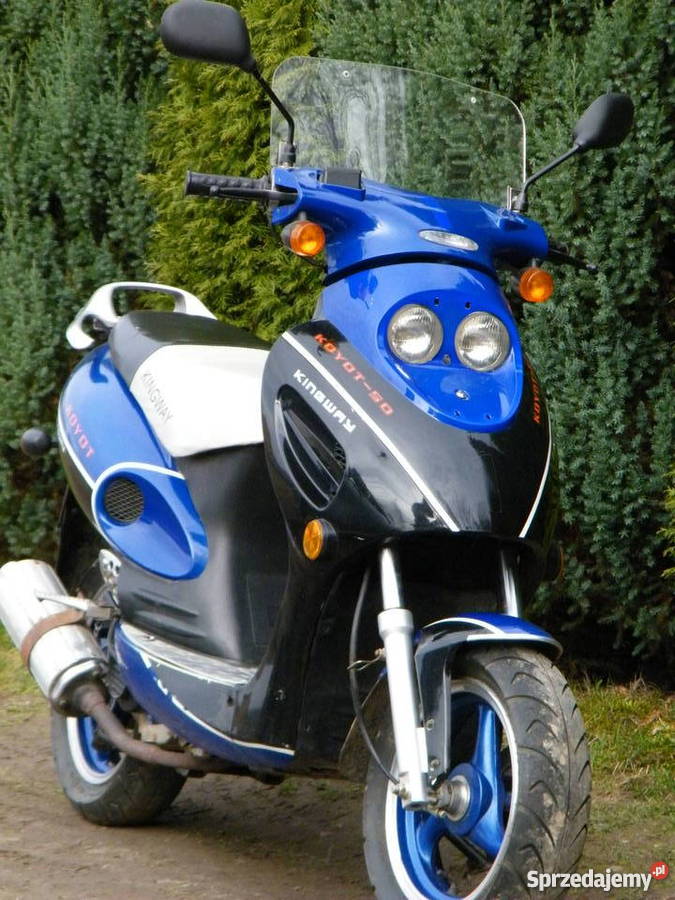 Kingway Koyot Skuter 2008 2 nowe kaski