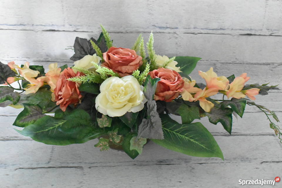 Kompozycja cmentarna stroik na cmentarz na grob małopolskie Chełmek