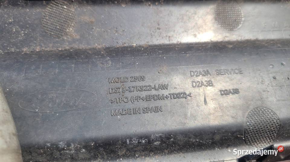FORD MONDEO MK5 SPOILER DOKŁADKA ZDERZAKA TYL śląskie