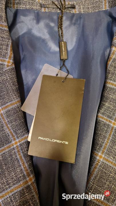 Męska MARYNARKA Pako Lorente Rozmiar 60 krata Lublin