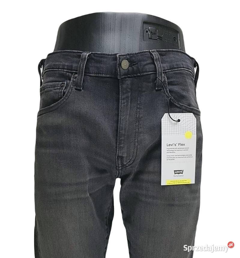 Jeansy Levis Skinny Taper męskie spodnie szare Odzież codzienna Odzież i bielizna męska sprzedam