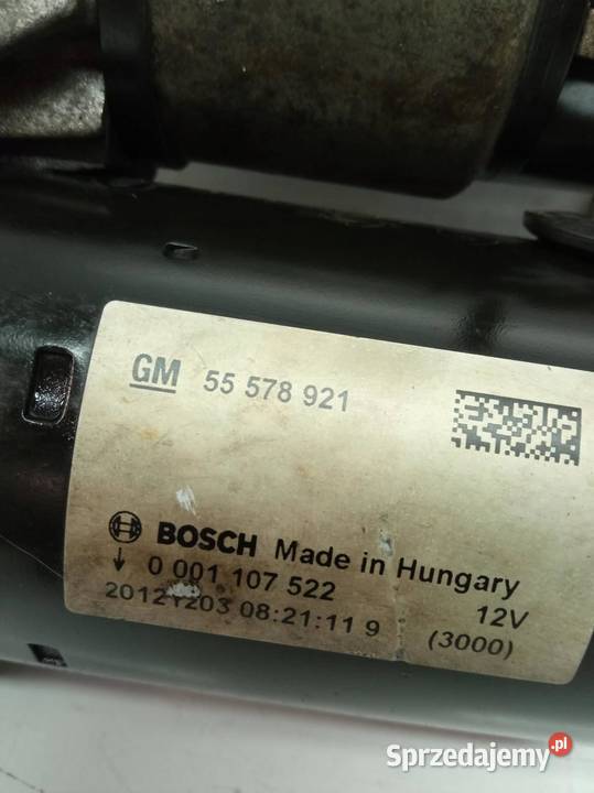 ROZRUSZNIK 55578921 14 T TURBO Opel Astra IV sprzedam