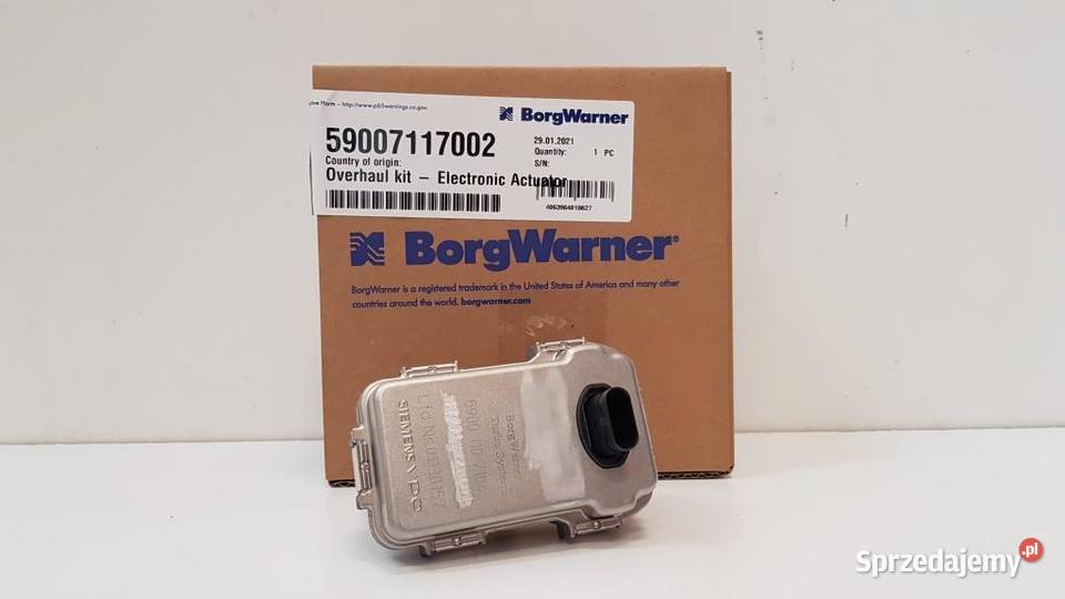 Nowy aktuator turbosprężarki BorgWarner KKK Siedlce