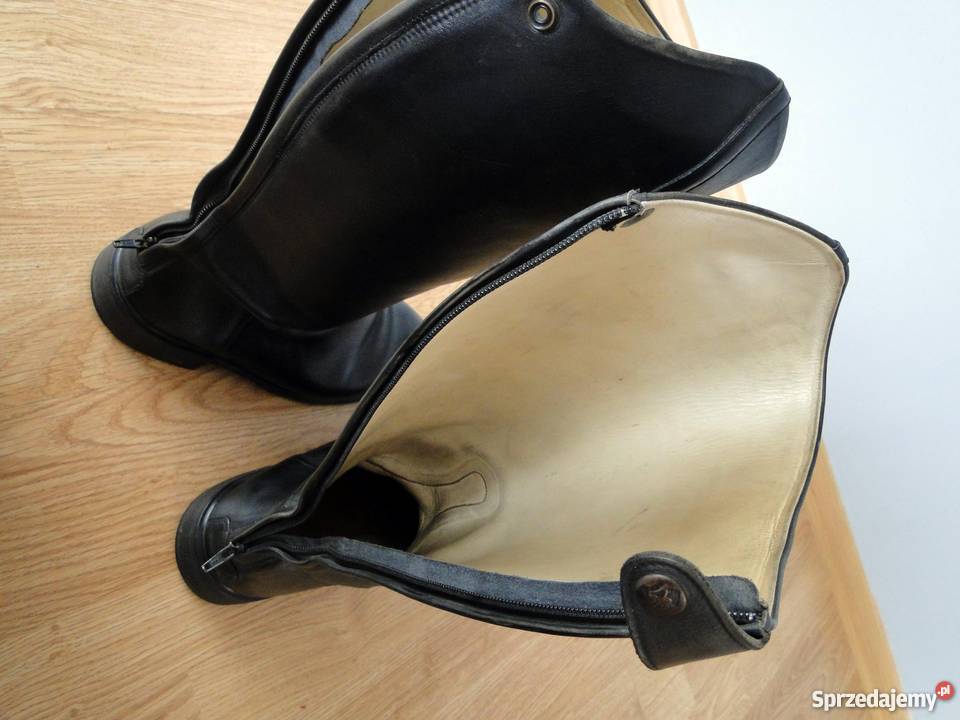 Oficerki skórzane szeroka łydka Kalwaria Zebrzydowska