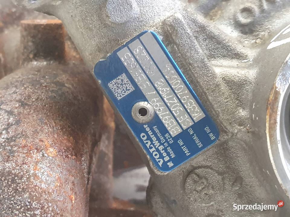 TURBOSPRĘŻARKA Volvo V60 20 D4 turbo 31397999 osobowe Chełm sprzedam