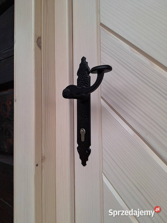 Drzwi Drewniane Wejściowe Zewnętrzne Retro 1