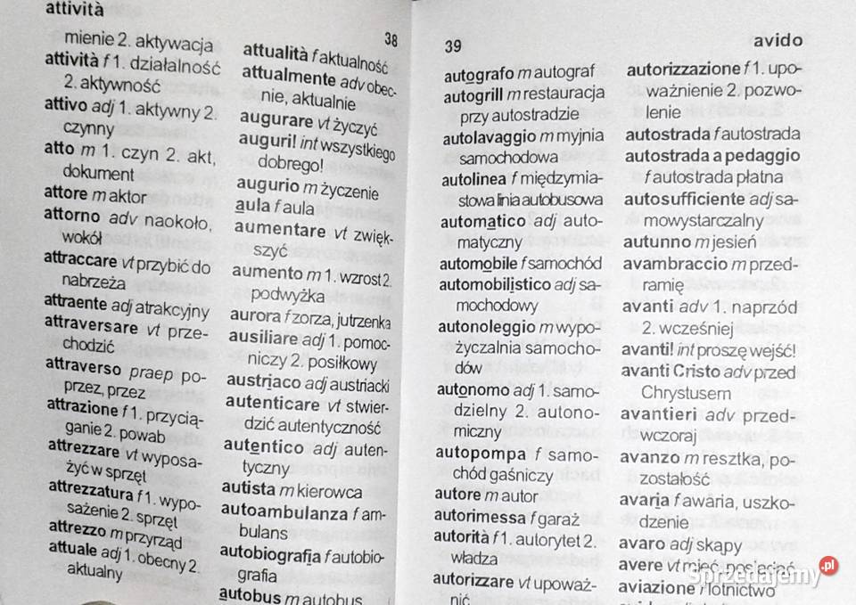 Słownik polskowłoski włoskopolski Bogusława Chełm