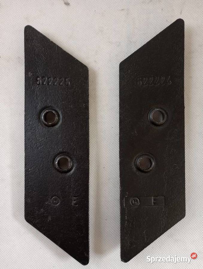 Dłuto nakładka lemiesza lewe 622225 prawe 622224 nieuszkodzony łódzkie Józefin