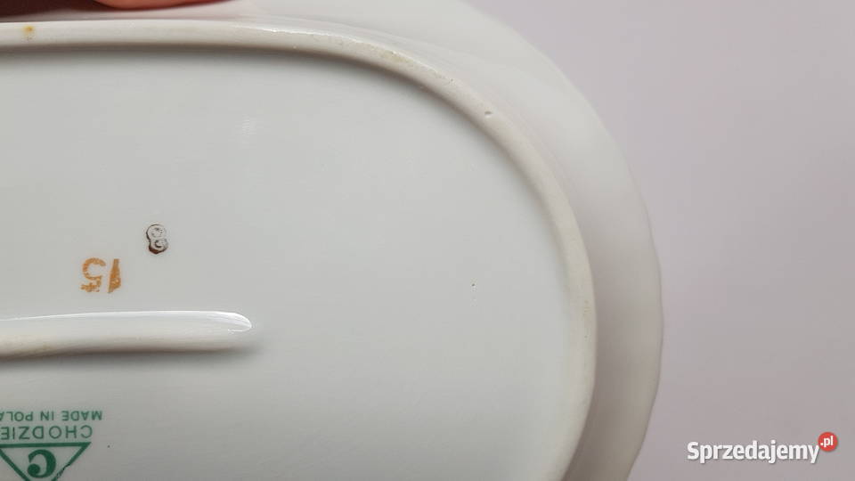 Porcelanowy półmisek salaterka owalna Iwona Dąbrowa Górnicza