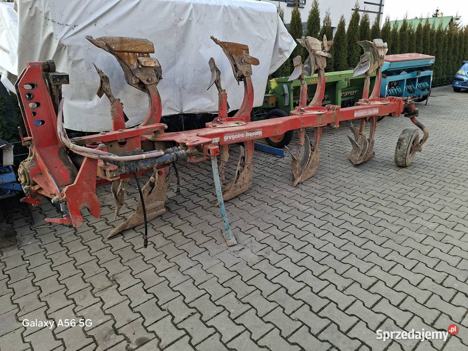 Pług obrotowy 4 skibowy gregorie besson Września