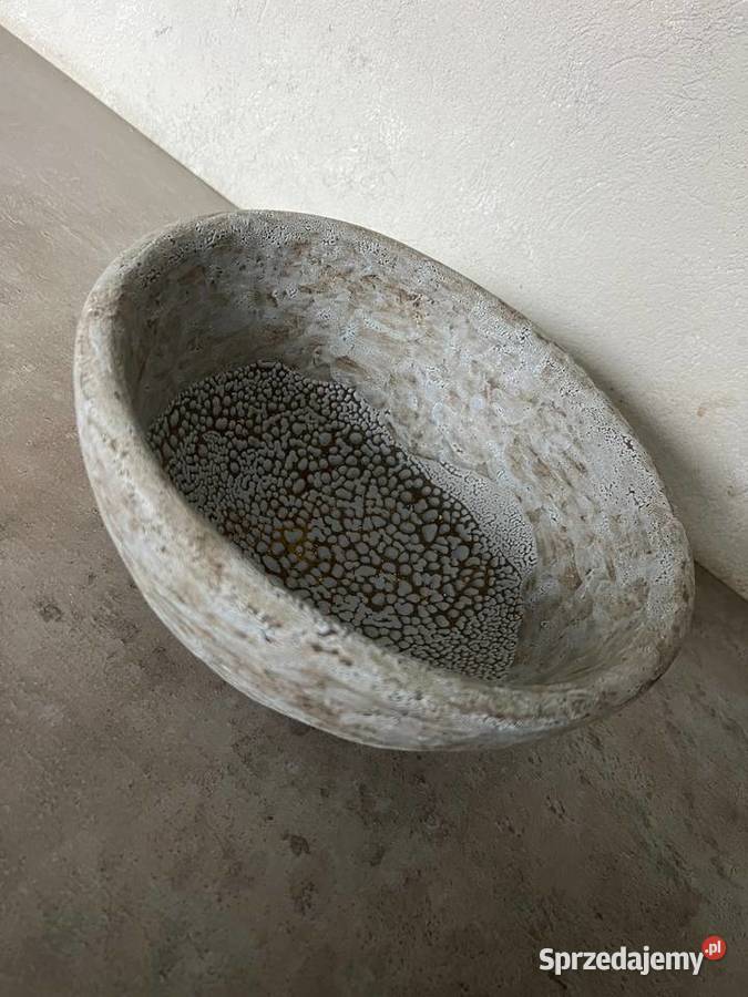 Misa ceramiczna ręcznie wykonana Ceramika i szkło mazowieckie sprzedam