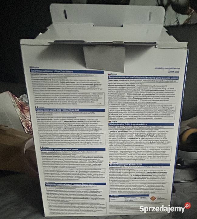 Słuchawki bt Sony Gold 71 Elektronika