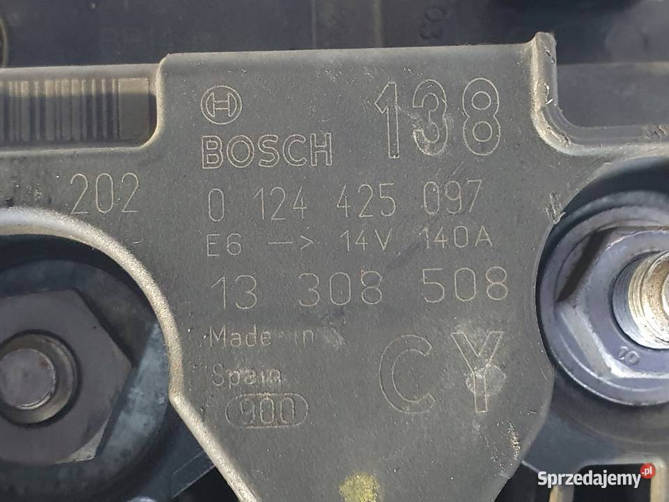 ALTERNATOR Saab 93 II 19 TID 0124425097 13308508 Chełm