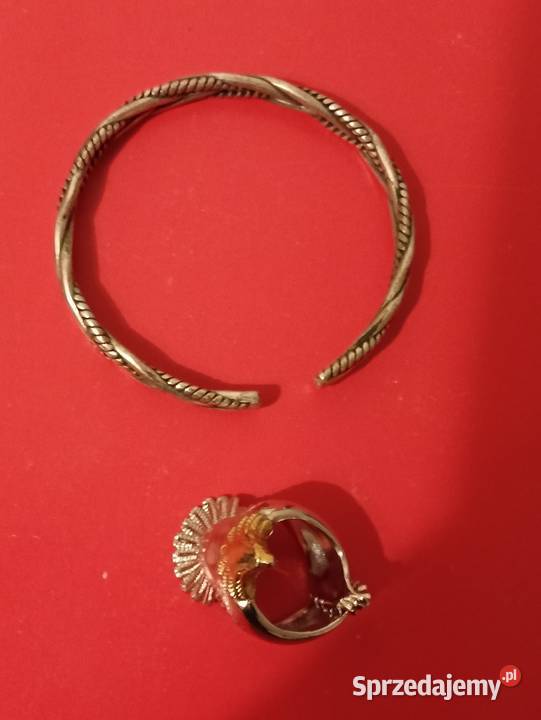 Bransoletka i pierścionek sygnet Szczecinek