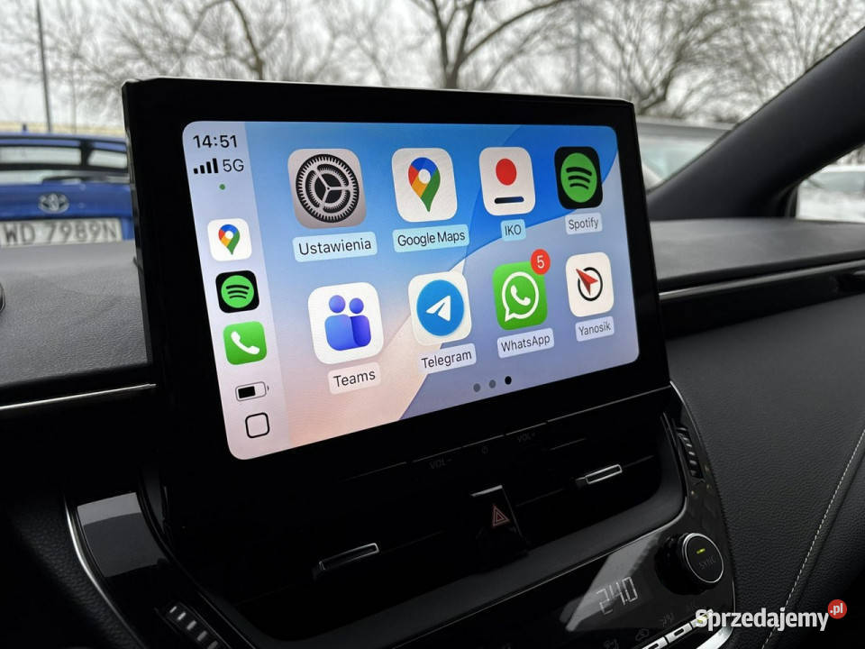 Toyota Corolla 18 Hybrid 140 STYLE salon Polska gniazdo AUX Warszawa