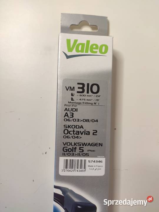 Pióra wycieraczek VALEO Silencio Xtrm VM310 a3 Karoseria Mikołów