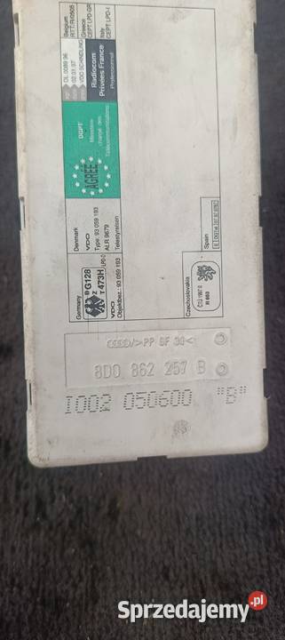 Pompka Centralnego Zamka 8D0 862 257 B Audi A4 Myszków