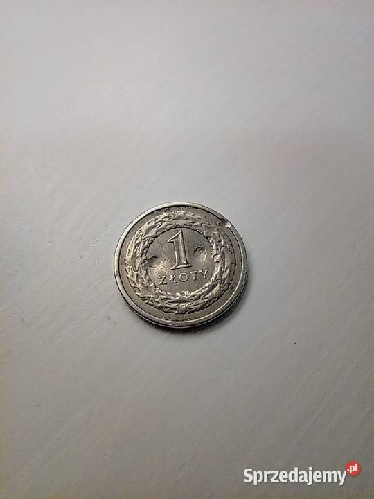 Moneta 1 z 1990 r Destrukt Numizmatyka zachodniopomorskie Szczecin