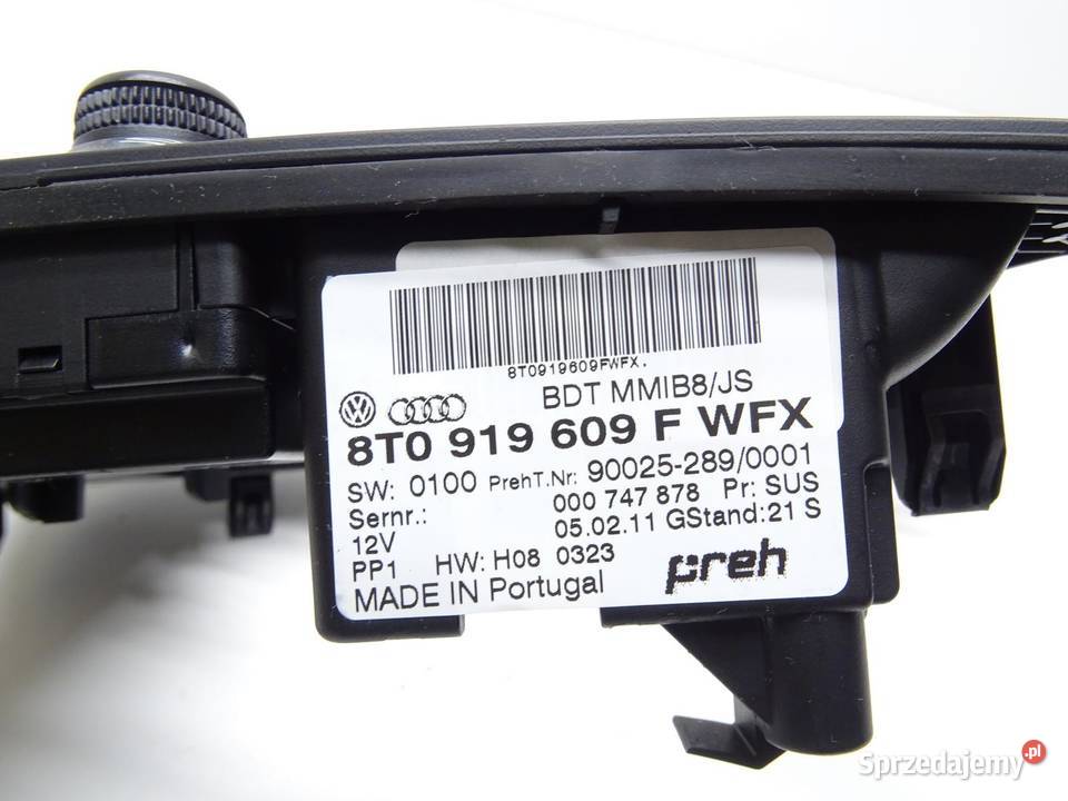PANEL STEROWANIA MMI NAVI 8T0919609F AUDI A5 8T małopolskie sprzedam