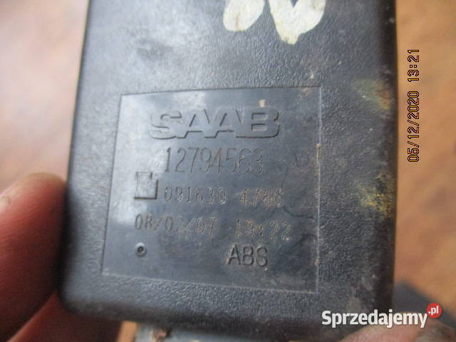 ZAPINKA PASA LEWY TYŁ SAAB 93 93 II 12794563 Głowno