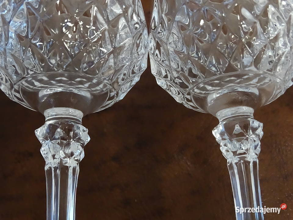 Eleganckie Kryształowe Kieliszki do Wina lubelskie Biłgoraj