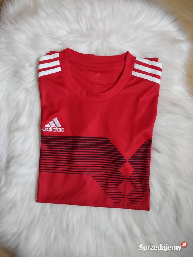 Męska czerwona koszulka sportowa Adidas Olkusz