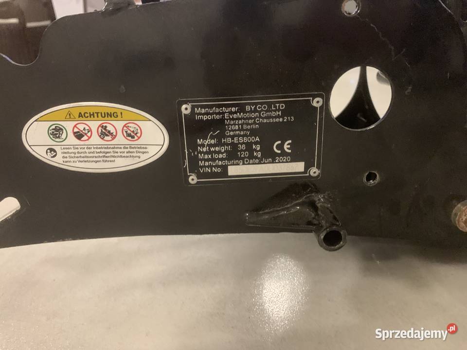 KOŁO DO HULAJNOGI ELEKTRYCZNEJ VIRON 800 PRZÓD