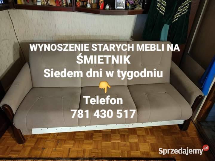 Wynoszenie starych mebli do śmietnika Bydgoszcz
