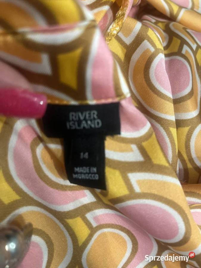 River Island bluzka modny wzór hit blog 4042 Bluzki i koszule Choszczno