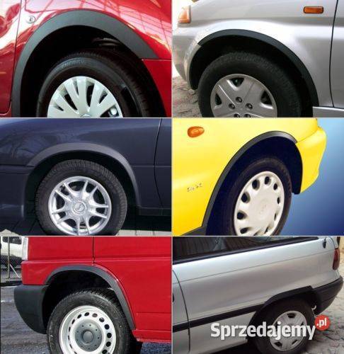 Nakładki na błotnik komplet przód tył listwa Kalisz sprzedam