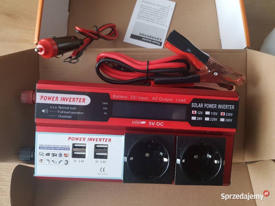 Przetwornica napiecia 1224 12230 łódzkie sprzedam