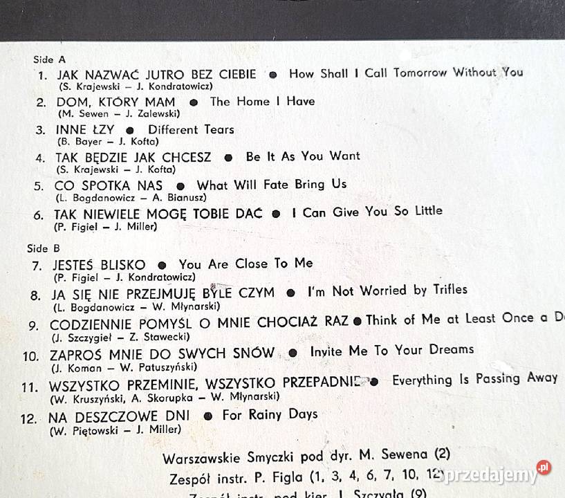 Zdzisława Sośnicka płyta winylowa z roku 1971 Płyty i kasety Chełmno