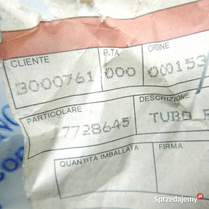 PRZEWODY PALIWOWE FIAT TIPO 8793 11 ORYGINAŁ osobowe