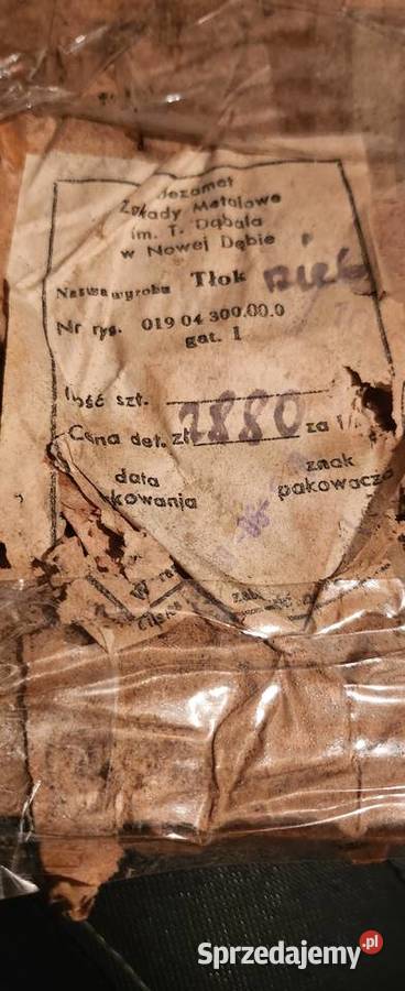 KomarRometOryginalny tłok ZMD z PRL Barlinek