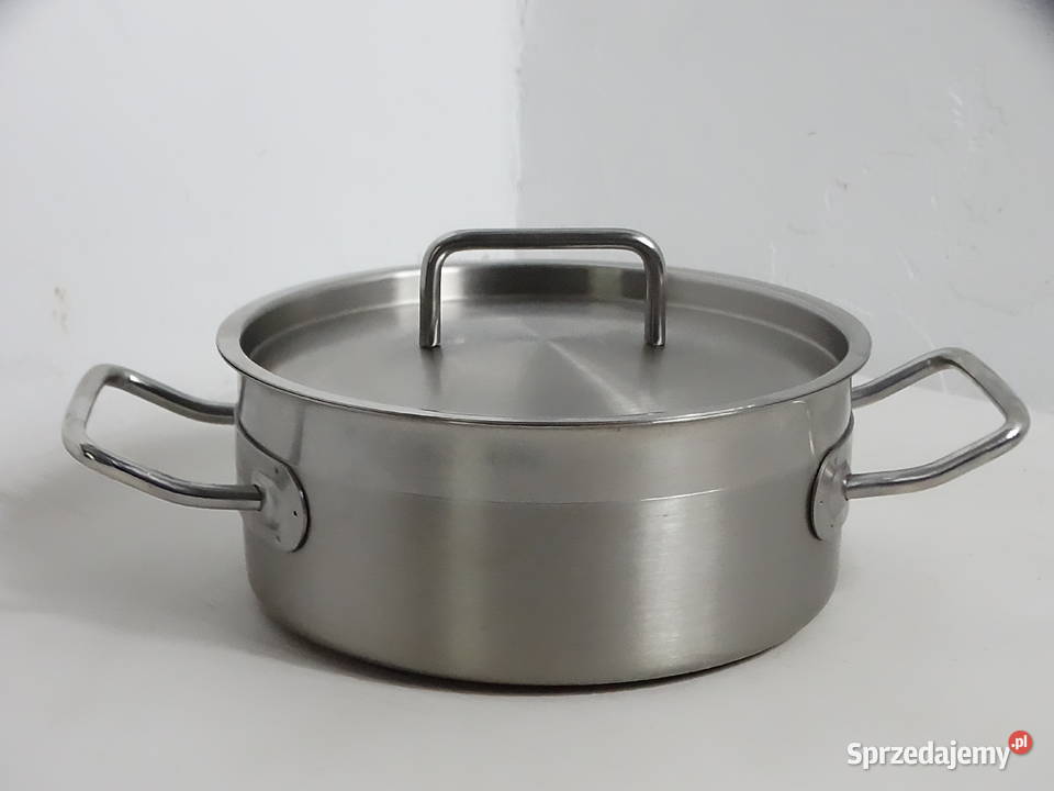 Garnek niski SchulteUfer 20 stal 1810 brytfanna Biłgoraj