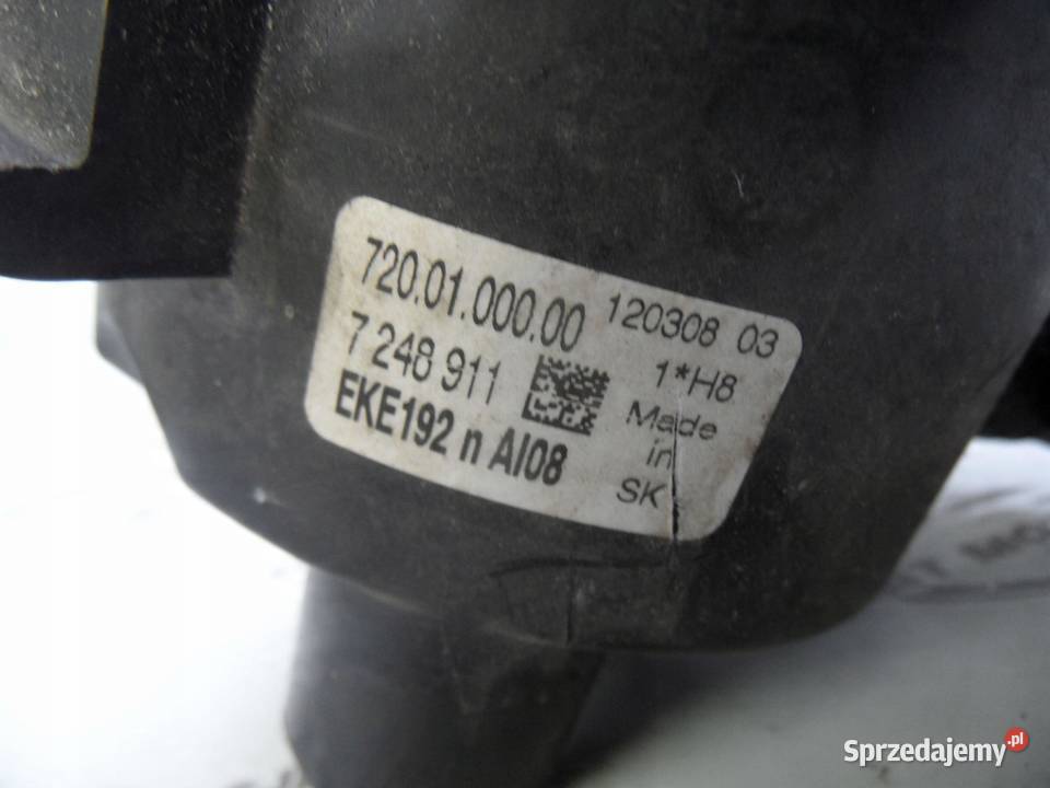 SKODA RAPID SPACEBACK halogen lewy przód 7248911 osobowe Lampy przeciwmgielne