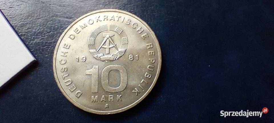 Stare monety 10 marek 1981 Niemcy podkarpackie Lesko