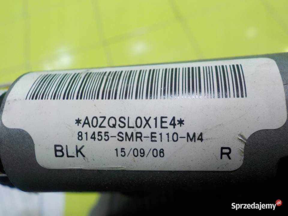 HONDA CIVIC VIII UFO 07r napinacz pasa prawy Pasy bezpieczeństwa Suków